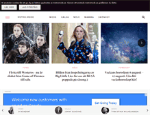 Tablet Screenshot of metromode.se