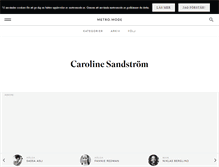Tablet Screenshot of caroline.metromode.se